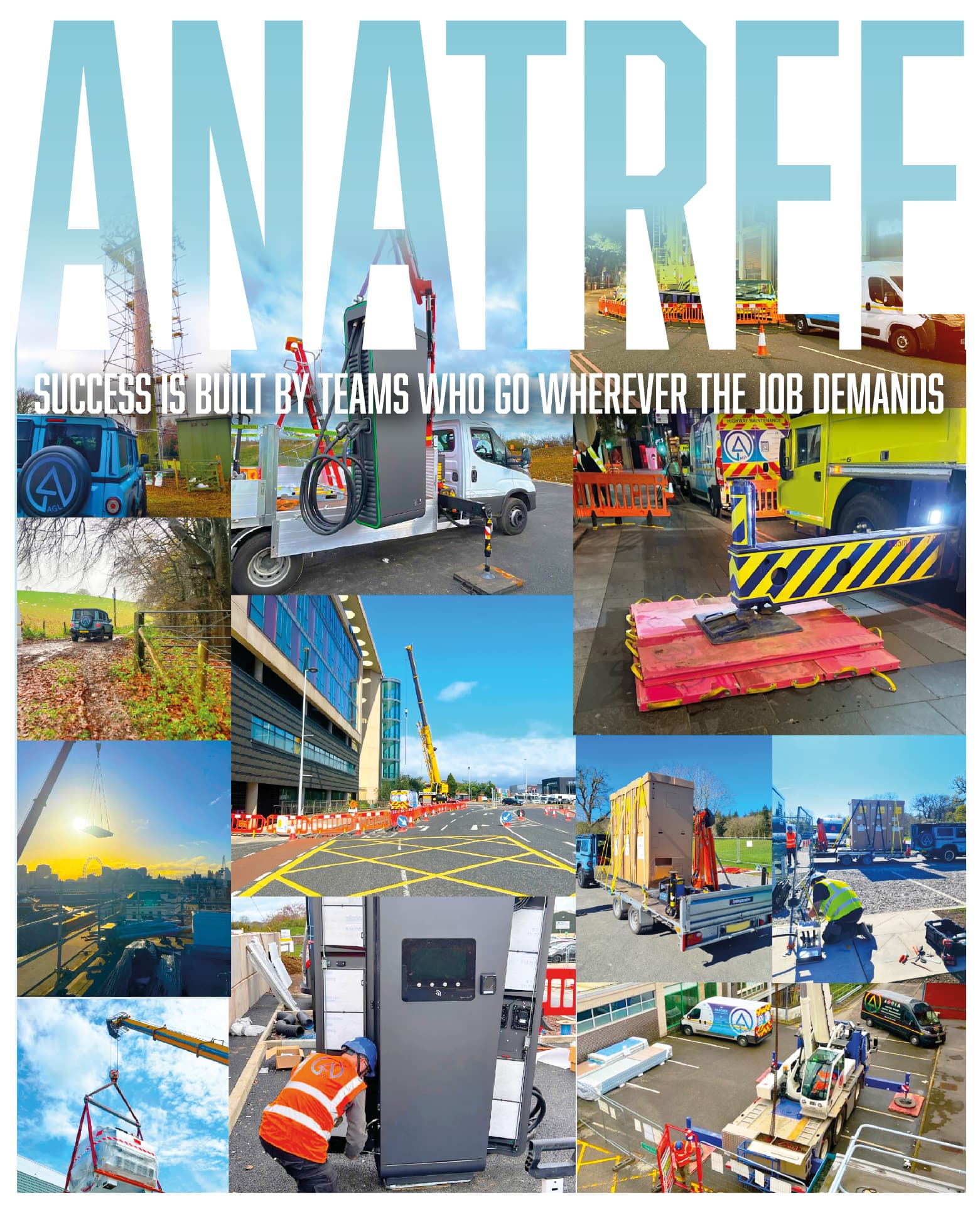 The Anatree Group Logistics team on site